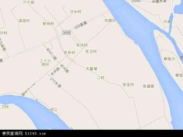 大鳌镇地图 - 大鳌镇电子地图 - 大鳌镇高清地图 - 2024年大鳌镇地图