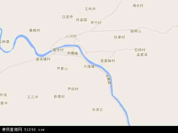 大福镇地图 - 大福镇电子地图 - 大福镇高清地图 - 2024年大福镇地图