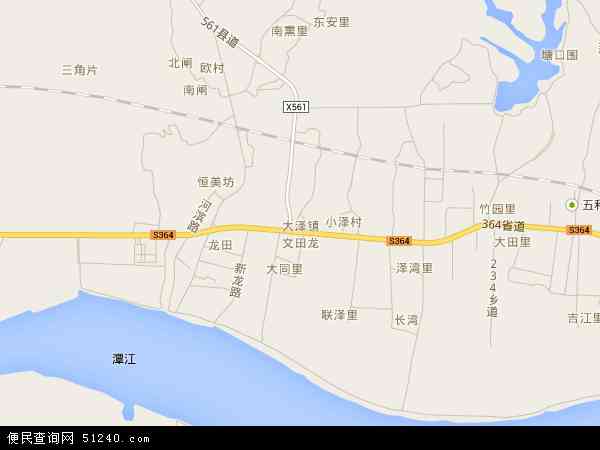 大泽镇地图 - 大泽镇电子地图 - 大泽镇高清地图 - 2024年大泽镇地图
