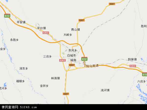 洮北区地图 - 洮北区电子地图 - 洮北区高清地图 - 2024年洮北区地图