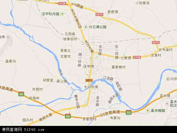 汉中市地图 - 汉中市电子地图 - 汉中市高清地图 - 2024年汉中市地图