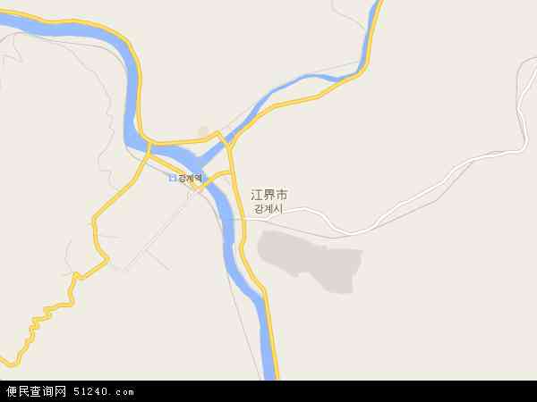 江界地图 - 江界电子地图 - 江界高清地图 - 2024年江界地图