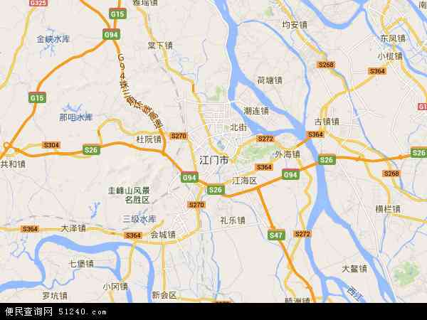 江门市地图 - 江门市电子地图 - 江门市高清地图 - 2024年江门市地图