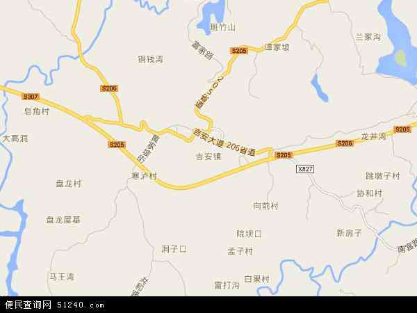 吉安镇地图 - 吉安镇电子地图 - 吉安镇高清地图 - 2024年吉安镇地图