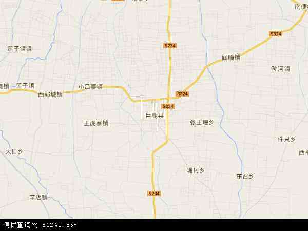 巨鹿县地图 - 巨鹿县电子地图 - 巨鹿县高清地图 - 2024年巨鹿县地图