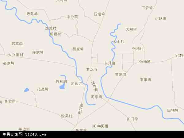 罗汉寺地图 - 罗汉寺电子地图 - 罗汉寺高清地图 - 2024年罗汉寺地图