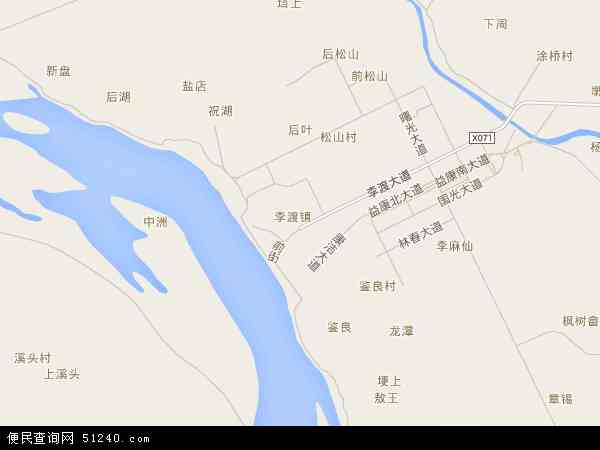李渡镇地图 - 李渡镇电子地图 - 李渡镇高清地图 - 2024年李渡镇地图
