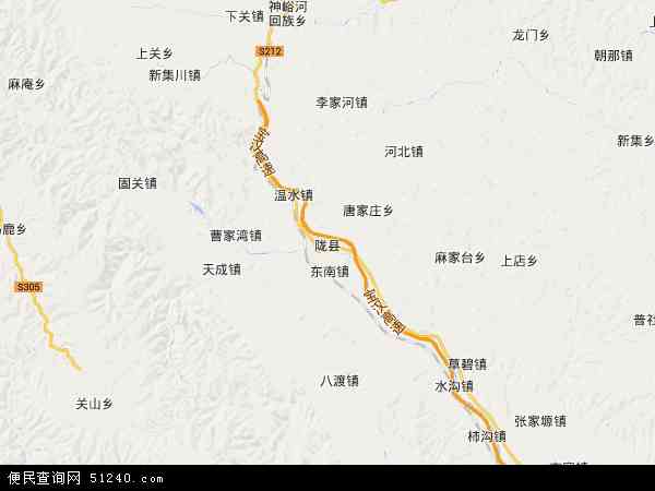 陇县地图 - 陇县电子地图 - 陇县高清地图 - 2024年陇县地图