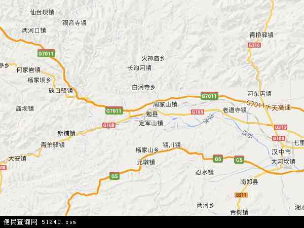 勉县地图 - 勉县电子地图 - 勉县高清地图 - 2024年勉县地图
