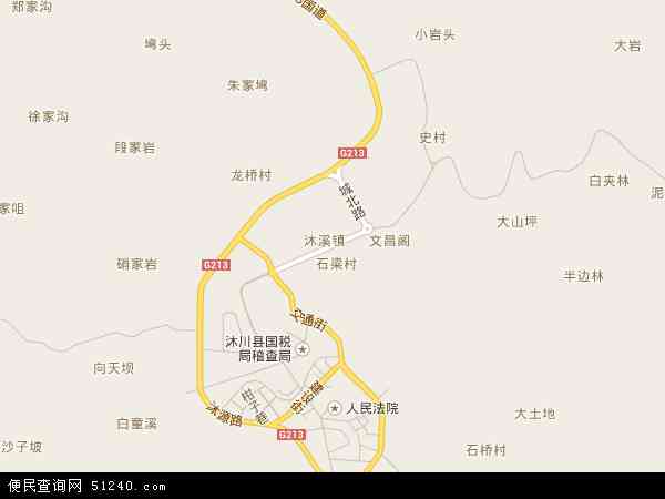 沐溪镇地图 - 沐溪镇电子地图 - 沐溪镇高清地图 - 2024年沐溪镇地图
