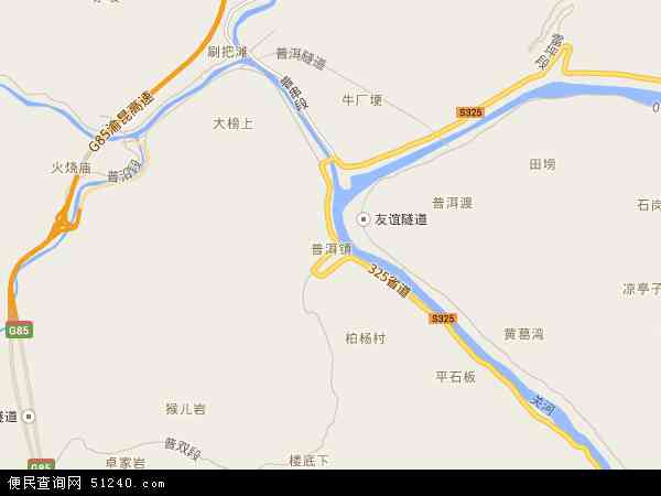 普洱镇地图 - 普洱镇电子地图 - 普洱镇高清地图 - 2024年普洱镇地图