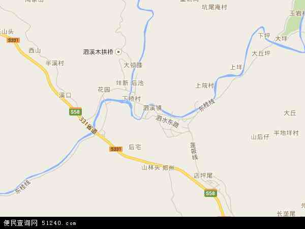 泗溪镇地图 - 泗溪镇电子地图 - 泗溪镇高清地图 - 2024年泗溪镇地图