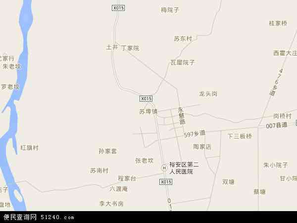苏埠镇地图 - 苏埠镇电子地图 - 苏埠镇高清地图 - 2024年苏埠镇地图