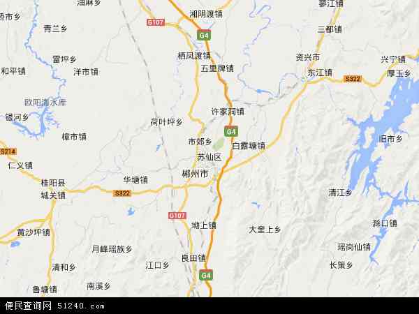 苏仙区地图 - 苏仙区电子地图 - 苏仙区高清地图 - 2024年苏仙区地图