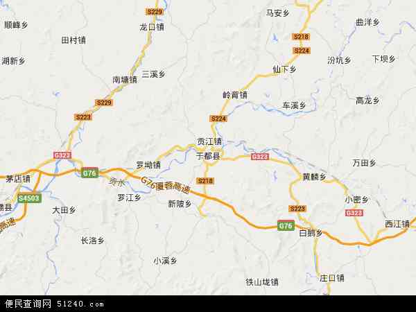 于都县地图 - 于都县电子地图 - 于都县高清地图 - 2024年于都县地图
