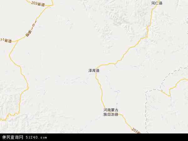 泽库县地图 - 泽库县电子地图 - 泽库县高清地图 - 2024年泽库县地图