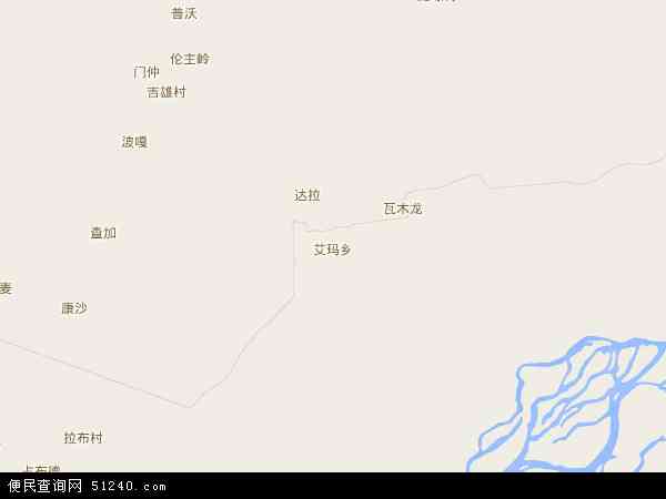 艾玛乡地图 - 艾玛乡电子地图 - 艾玛乡高清地图 - 2024年艾玛乡地图