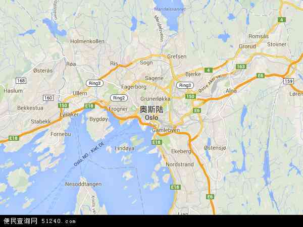 奥斯陆市地图 - 奥斯陆市电子地图 - 奥斯陆市高清地图 - 2024年奥斯陆市地图