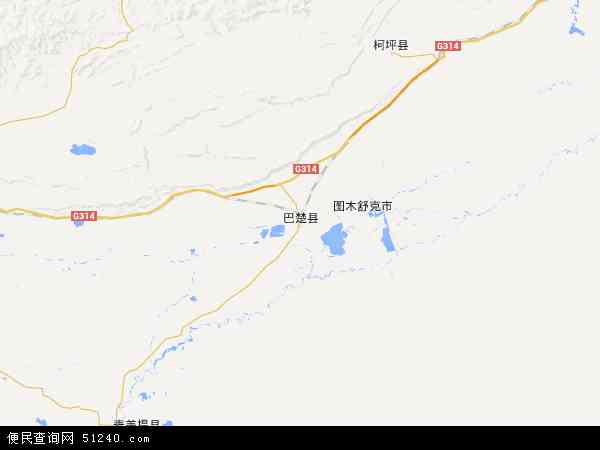 巴楚县地图 - 巴楚县电子地图 - 巴楚县高清地图 - 2024年巴楚县地图