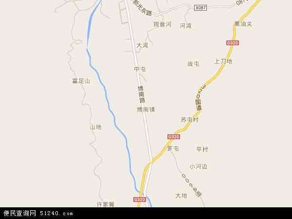 博南镇地图 - 博南镇电子地图 - 博南镇高清地图 - 2024年博南镇地图