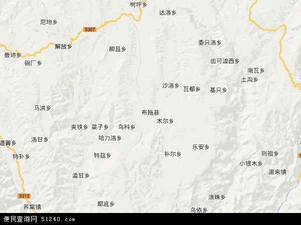布拖县地图 - 布拖县电子地图 - 布拖县高清地图 - 2024年布拖县地图