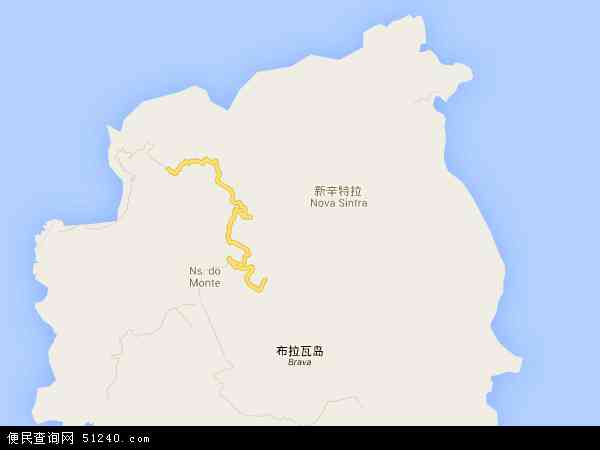 布拉瓦岛地图 - 布拉瓦岛电子地图 - 布拉瓦岛高清地图 - 2024年布拉瓦岛地图
