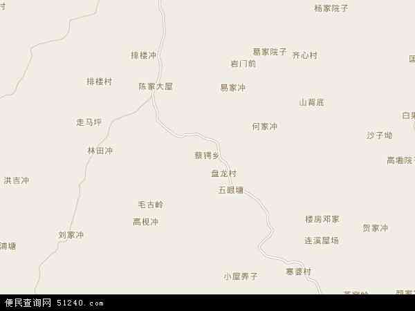 蔡锷乡地图 - 蔡锷乡电子地图 - 蔡锷乡高清地图 - 2024年蔡锷乡地图