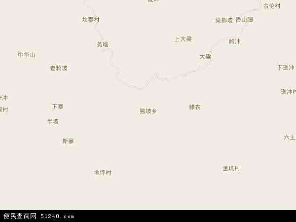 独坡乡地图 - 独坡乡电子地图 - 独坡乡高清地图 - 2024年独坡乡地图