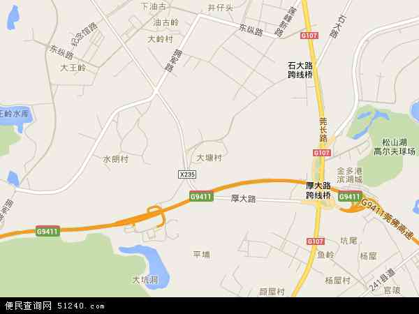 大塘村地图 - 大塘村电子地图 - 大塘村高清地图 - 2024年大塘村地图