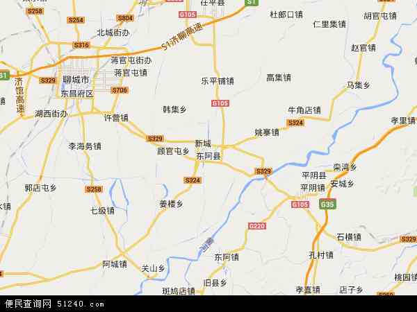 东阿县地图 - 东阿县电子地图 - 东阿县高清地图 - 2024年东阿县地图