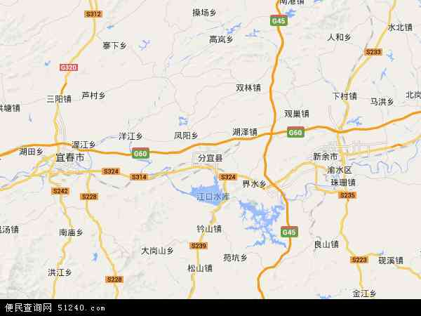 分宜县地图 - 分宜县电子地图 - 分宜县高清地图 - 2024年分宜县地图