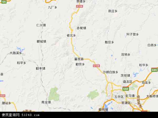 富民县地图 - 富民县电子地图 - 富民县高清地图 - 2024年富民县地图