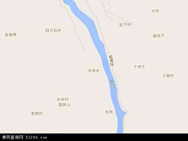 谷米乡地图 - 谷米乡电子地图 - 谷米乡高清地图 - 2024年谷米乡地图