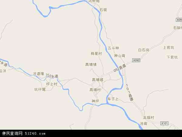 高埔镇地图 - 高埔镇电子地图 - 高埔镇高清地图 - 2024年高埔镇地图
