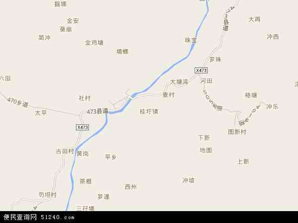 桂圩镇地图 - 桂圩镇电子地图 - 桂圩镇高清地图 - 2024年桂圩镇地图