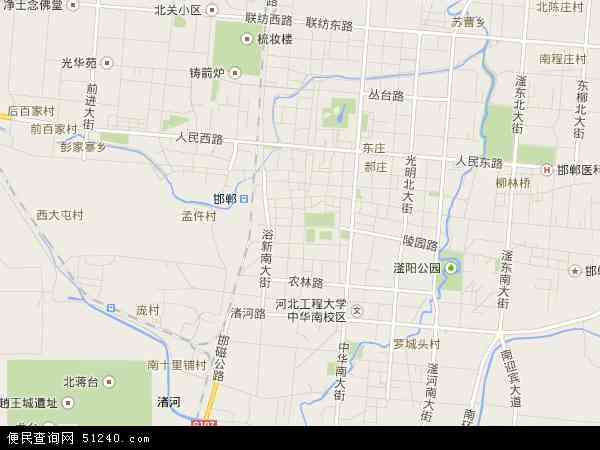 邯山区地图 - 邯山区电子地图 - 邯山区高清地图 - 2024年邯山区地图
