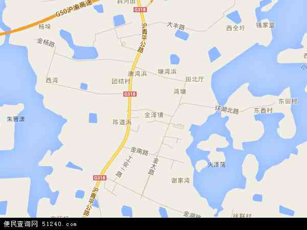 金泽镇地图 - 金泽镇电子地图 - 金泽镇高清地图 - 2024年金泽镇地图