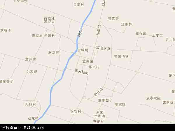 军乐镇地图 - 军乐镇电子地图 - 军乐镇高清地图 - 2024年军乐镇地图