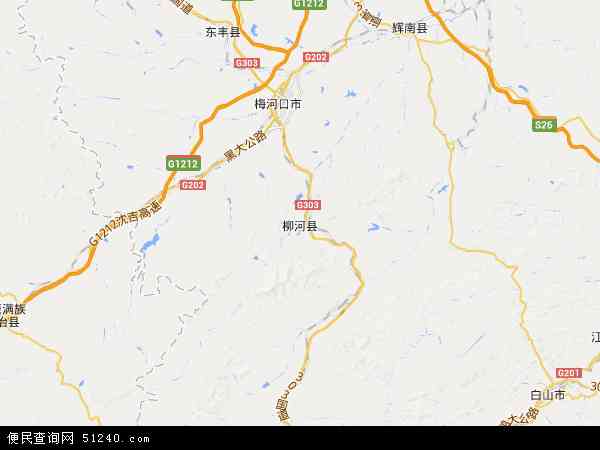 柳河县地图 - 柳河县电子地图 - 柳河县高清地图 - 2024年柳河县地图