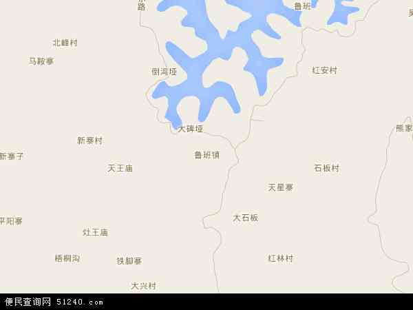 鲁班镇地图 - 鲁班镇电子地图 - 鲁班镇高清地图 - 2024年鲁班镇地图