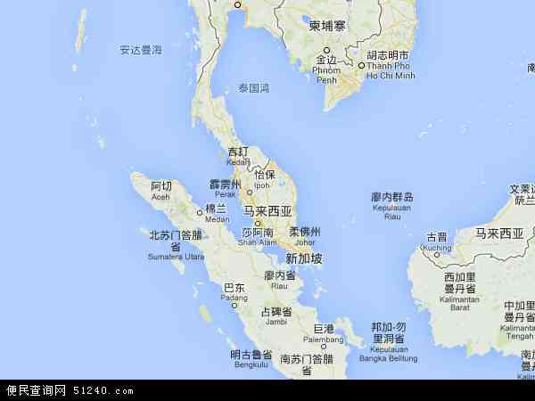 马来西亚地图 - 马来西亚电子地图 - 马来西亚高清地图 - 2024年马来西亚地图
