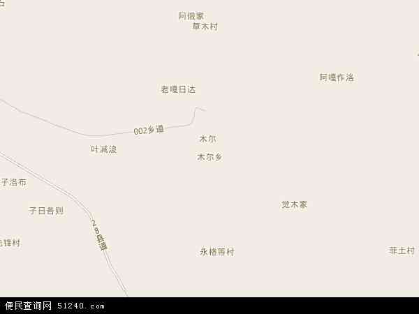 木尔乡地图 - 木尔乡电子地图 - 木尔乡高清地图 - 2024年木尔乡地图