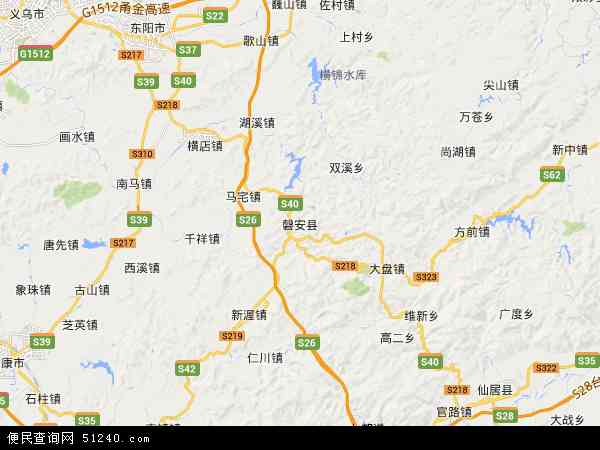 磐安县地图 - 磐安县电子地图 - 磐安县高清地图 - 2024年磐安县地图