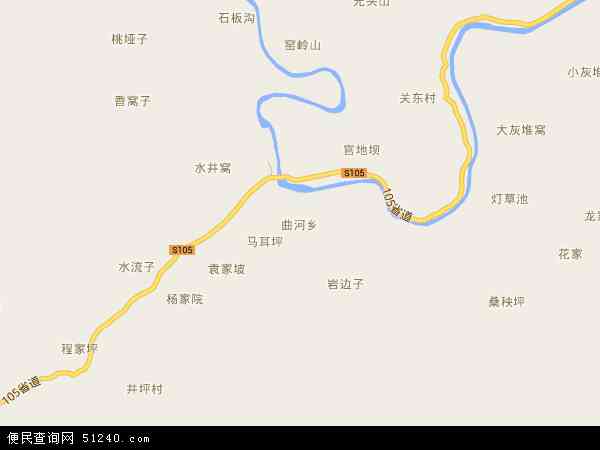 曲河乡地图 - 曲河乡电子地图 - 曲河乡高清地图 - 2024年曲河乡地图