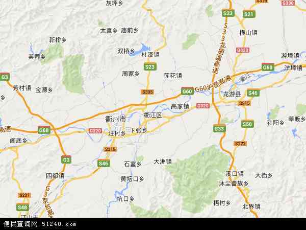 衢江区地图 - 衢江区电子地图 - 衢江区高清地图 - 2021年衢江区地图