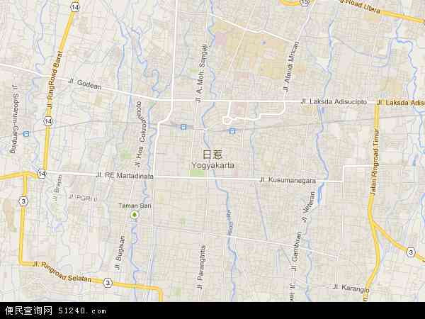 日惹特区地图 - 日惹特区电子地图 - 日惹特区高清地图 - 2024年日惹特区地图