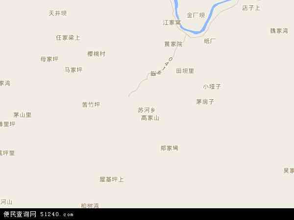 苏河乡地图 - 苏河乡电子地图 - 苏河乡高清地图 - 2024年苏河乡地图