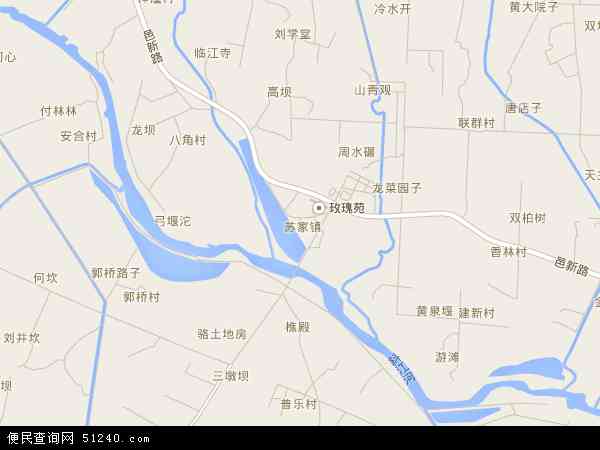苏家镇地图 - 苏家镇电子地图 - 苏家镇高清地图 - 2024年苏家镇地图