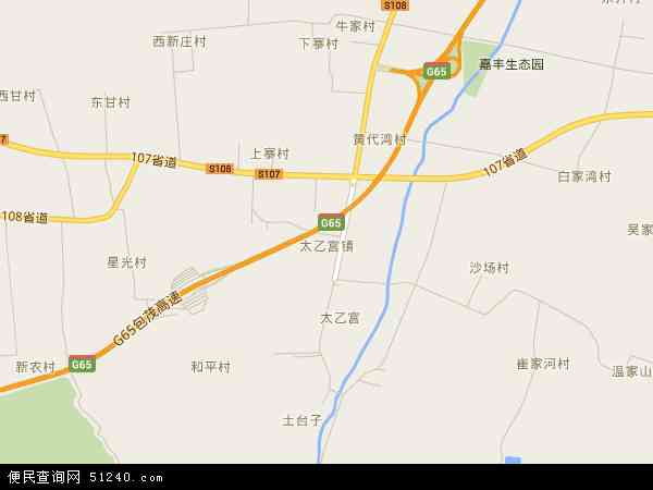 太乙宫地图 - 太乙宫电子地图 - 太乙宫高清地图 - 2024年太乙宫地图