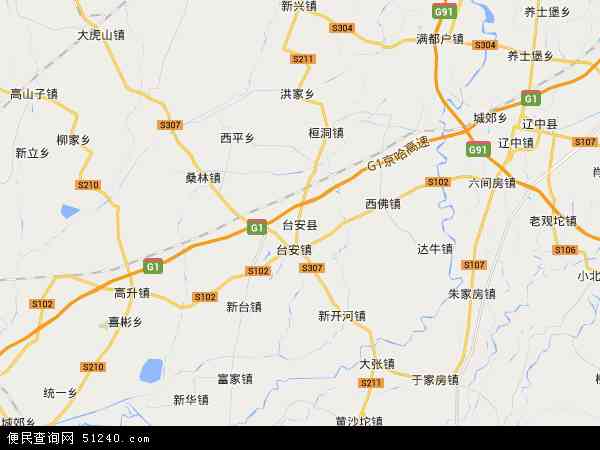 台安县地图 - 台安县电子地图 - 台安县高清地图 - 2024年台安县地图